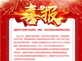 威勝電氣連續中標國網、南網、北京冬奧會場館等重點項目